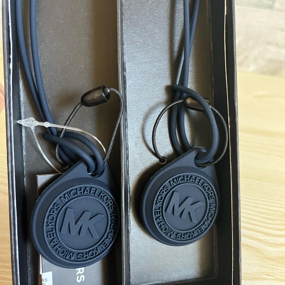 Michael Kors Navy AirTag Cases